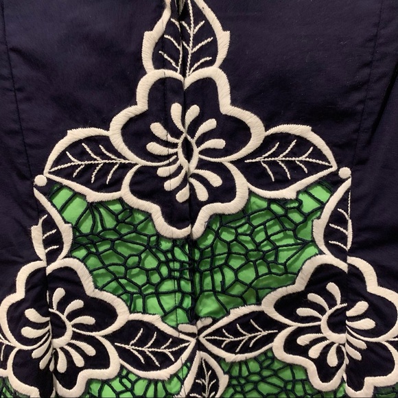 Lilly Pulitzer Sylvia Navy Jungle Flower Dress - Picture 6 of 6